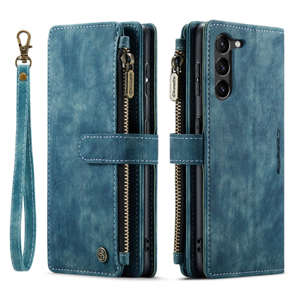 For Samsung Galaxy S23 5G CaseMe C30 Multifunctional Leather Phone Case(Blue) - Galaxy S23 5G Cases by CaseMe | Online Shopping South Africa | PMC Jewellery | Buy Now Pay Later Mobicred