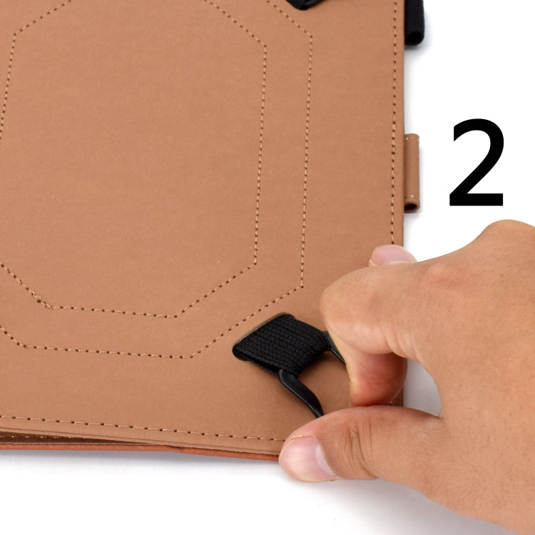 For 10 inch Solid Color Tablet PC Universal Magnetic Horizontal Flip Leather Case with Card Slots & Holder(Pink) - 10 - 11 inch by PMC TechLife | Online Shopping South Africa | PMC TechLife | Buy Now Pay Later Mobicred
