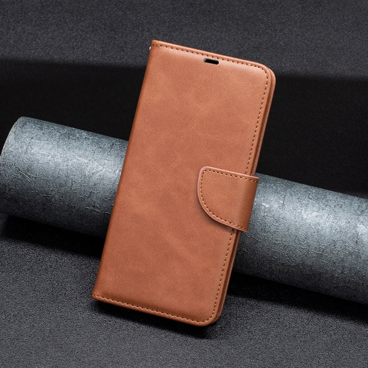 For Xiaomi Redmi K70 / K70 Pro Lambskin Texture Pure Color Flip Leather Phone Case(Brown) - K70 Pro Cases by PMC Jewellery | Online Shopping South Africa | PMC Jewellery | Buy Now Pay Later Mobicred