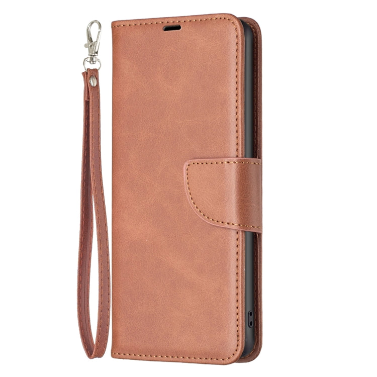 For Xiaomi Redmi K70 / K70 Pro Lambskin Texture Pure Color Flip Leather Phone Case(Brown) - K70 Pro Cases by PMC Jewellery | Online Shopping South Africa | PMC Jewellery | Buy Now Pay Later Mobicred