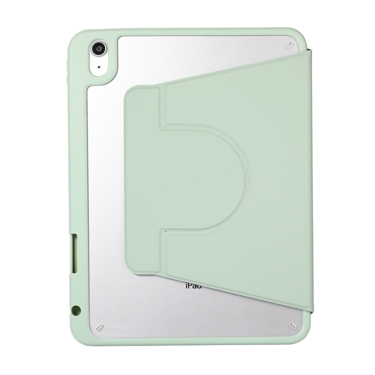 2 in 1 Acrylic Split Rotating Leather Tablet Case For iPad Air 11 2024 / 2022 / 2020 10.9(Matcha Green) - iPad Air (2022) / (2020) 10.9 Cases by PMC Jewellery | Online Shopping South Africa | PMC Jewellery | Buy Now Pay Later Mobicred