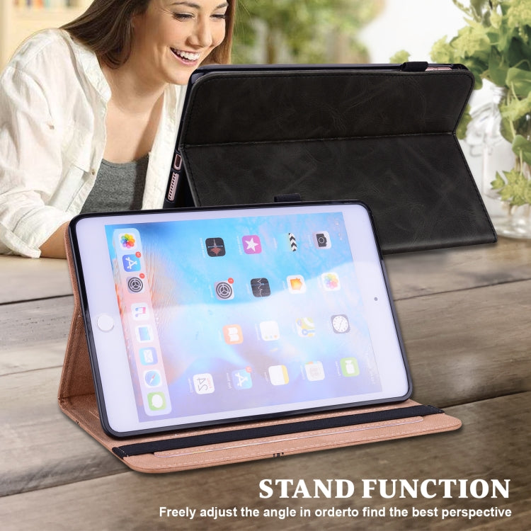 For Lenovo Tab P11 Pro Gen 2 Embossed Striped Leather Tablet Case(Black) - free shipping - PMC TechLife - Order now!