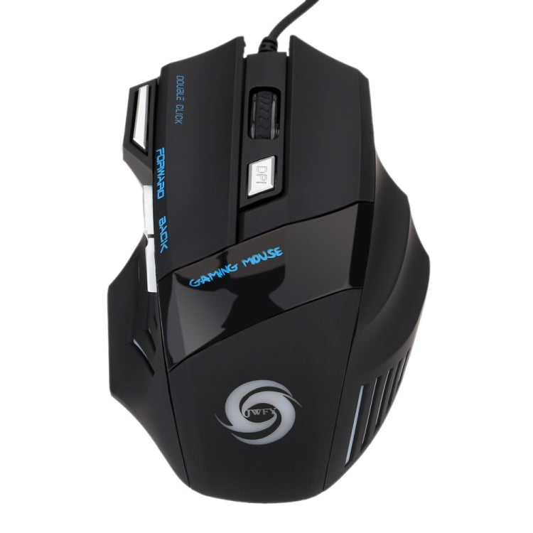 HXSJ A868 7-Keys Colorful Luminous Wired Mouse with Fire Button - Wired Mice by HXSJ | Online Shopping South Africa | PMC TechLife | Buy Now Pay Later Mobicred
