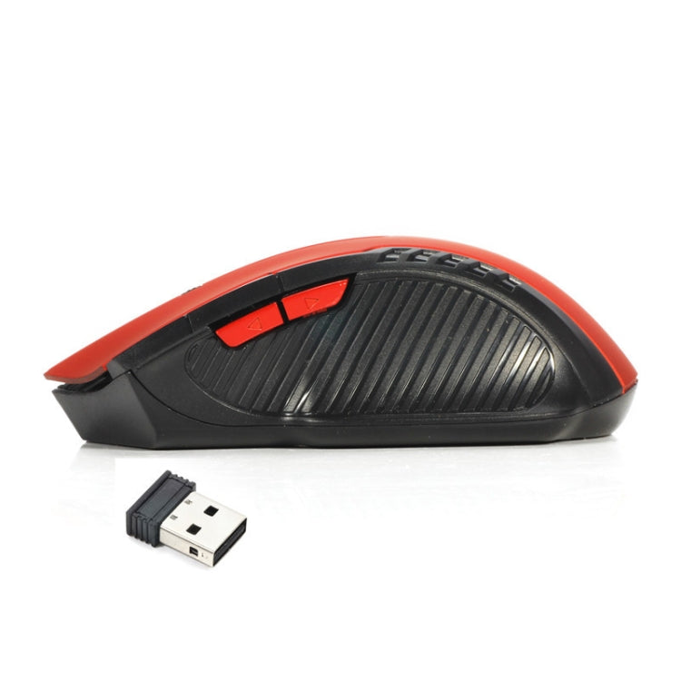 6-keys 2.4G 1600DPI Three-speed Adjustable Wireless Office Mouse(Silver Grey) - Wireless Mice by PMC TechLife | Online Shopping South Africa | PMC TechLife