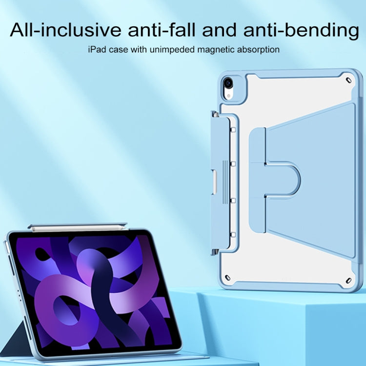 For Huawei MatePad 11 Detachable Rotating Leather Tablet Case(Grey) - Huawei by PMC TechLife | Online Shopping South Africa | PMC TechLife | Buy Now Pay Later Mobicred