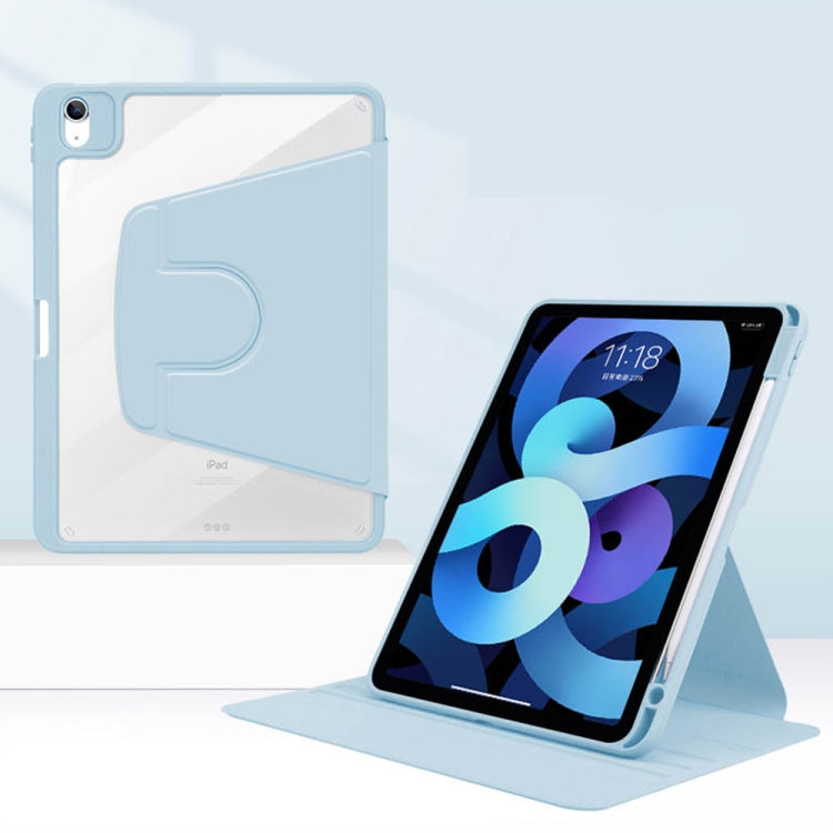 For Huawei MatePad 11 Acrylic Rotating Leather Tablet Case(Blue) - Huawei by PMC TechLife | Online Shopping South Africa | PMC TechLife | Buy Now Pay Later Mobicred