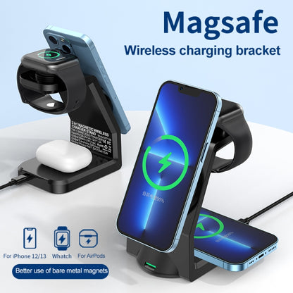 WT-158 MagSafe Magnetic Multi in One Wireless Charger - Wireless Charger by PMC Jewellery | Online Shopping South Africa | PMC Jewellery | Buy Now Pay Later Mobicred