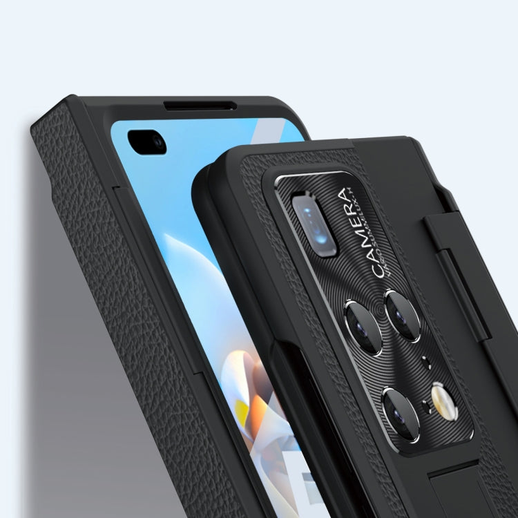 For Huawei Mate X2 Integrated Full Coverage Phone Case with Hinge(Gold+White) - Huawei Cases by PMC TechLife | Online Shopping South Africa | PMC TechLife | Buy Now Pay Later Mobicred