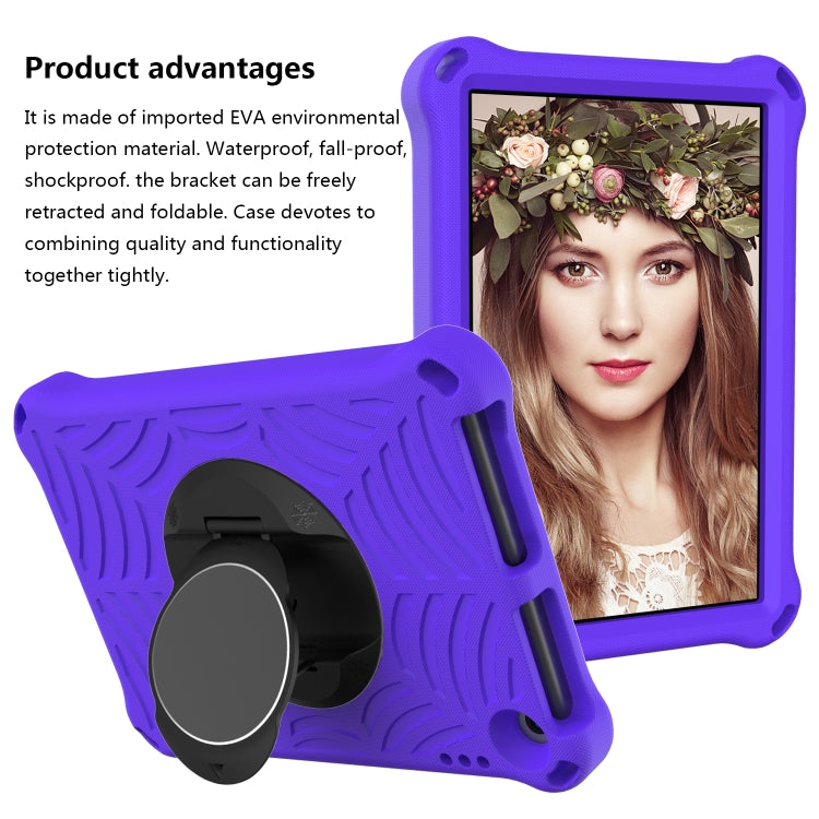 For Amazon Kindle Fire HD 8 / 8 Plus 2022 / 2020 Spider King Silicone Protective Tablet Case(Purple) - Amazon by PMC TechLife | Online Shopping South Africa | PMC TechLife | Buy Now Pay Later Mobicred