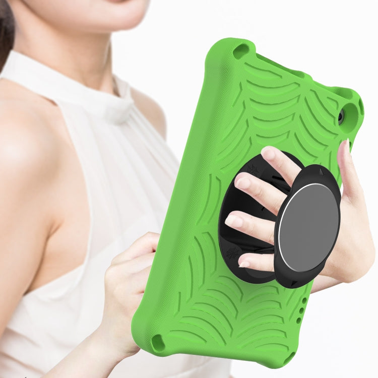 For Amazon Kindle Fire HD 8 / 8 Plus 2022 / 2020 Spider King Silicone Protective Tablet Case(Green) - Amazon by PMC TechLife | Online Shopping South Africa | PMC TechLife | Buy Now Pay Later Mobicred