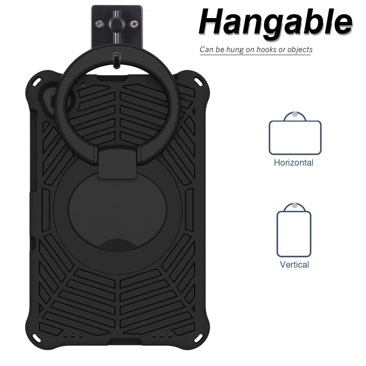 For Lenovo Tab K10 Spider King Silicone Protective Tablet Case(Black) - Lenovo by PMC TechLife | Online Shopping South Africa | PMC TechLife | Buy Now Pay Later Mobicred