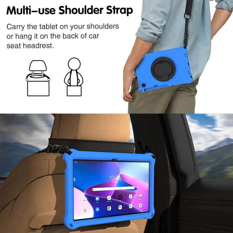 For Lenovo Tab M10 Plus 10.6 3rd Gen 2022 Spider King Silicone Protective Tablet Case(Blue) - Lenovo by PMC TechLife | Online Shopping South Africa | PMC TechLife | Buy Now Pay Later Mobicred