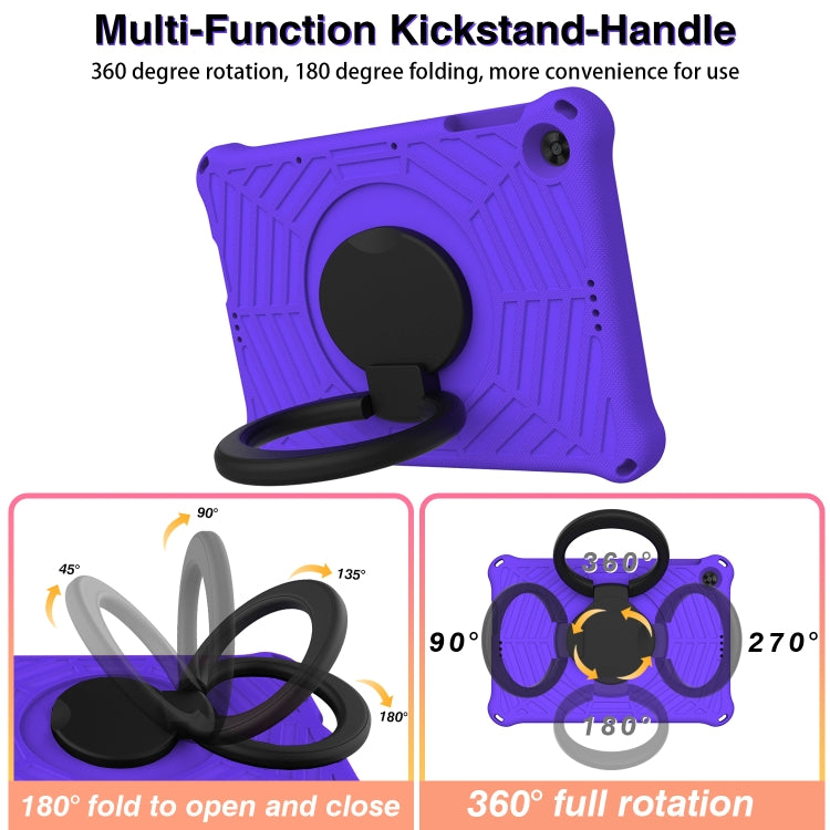 For Huawei MatePad T 10s Spider King Silicone Protective Tablet Case(Purple) - Huawei by PMC TechLife | Online Shopping South Africa | PMC TechLife | Buy Now Pay Later Mobicred