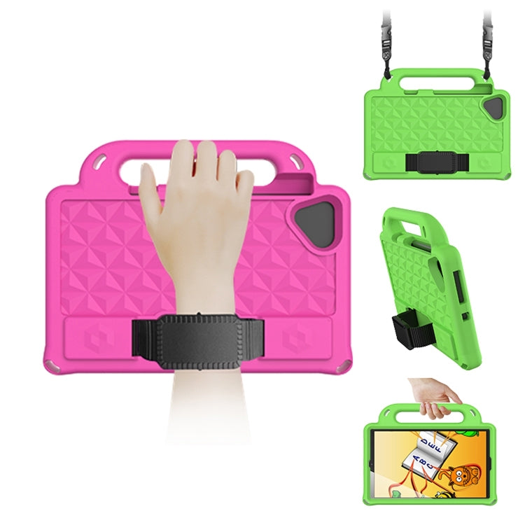 For Lenovo Tab M8 4th Gen Diamond Series EVA Anti-Fall Shockproof Sleeve Tablet Case with Holder & Strap(Blue) - free shipping - PMC TechLife - Order now!