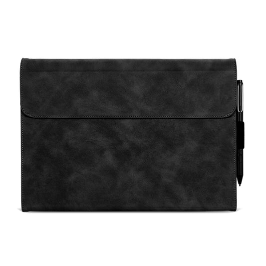 For Microsoft Surface Pro 7+ / 7 / 6 / 5 / 4 Sheepskin All-Inclusive Shockproof Protective Case(Black) - Others by PMC Jewellery | Online Shopping South Africa | PMC Jewellery | Buy Now Pay Later Mobicred