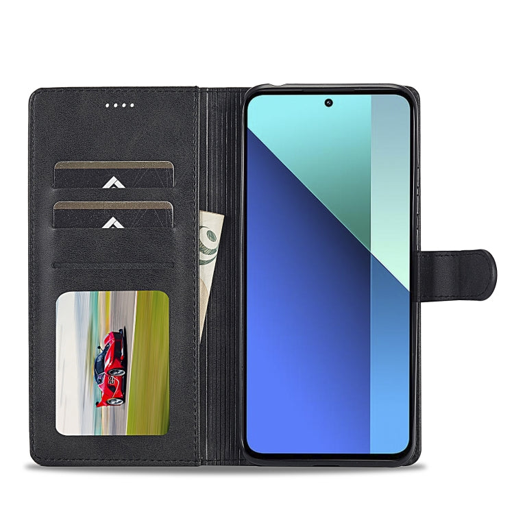 For Xiaomi Redmi Note 13 Pro 4G LC.IMEEKE Calf Texture Leather Phone Case(Black) - free shipping - PMC TechLife - Order now!