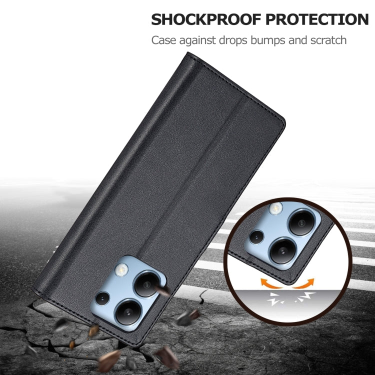 For Xiaomi Redmi Note 13 Pro 4G LC.IMEEKE Calf Texture Leather Phone Case(Black) - free shipping - PMC TechLife - Order now!