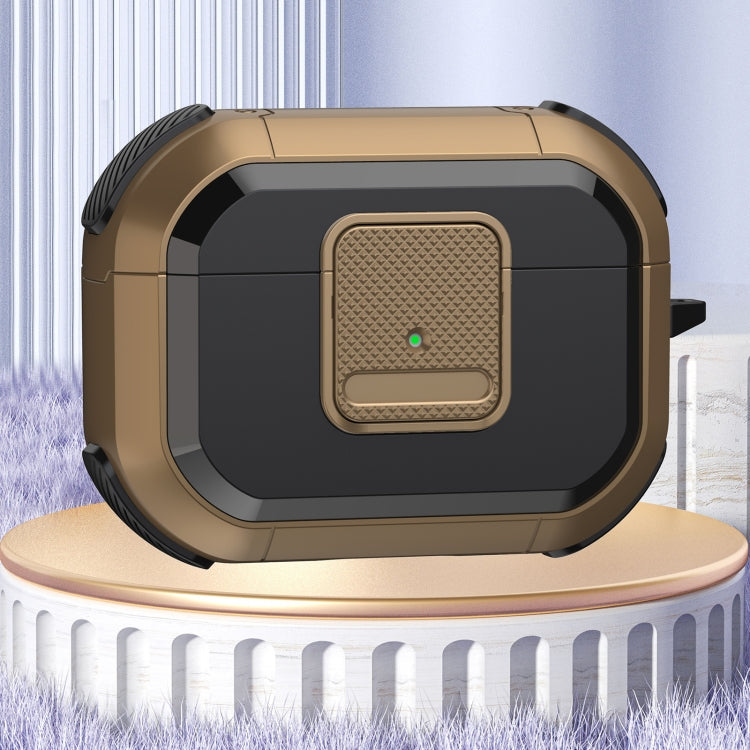 For AirPods Pro Wireless Earphones Protective Case(Brown) - For AirPods Pro by PMC Jewellery | Online Shopping South Africa | PMC Jewellery | Buy Now Pay Later Mobicred