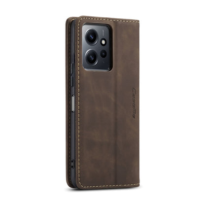 For Xiaomi Redmi Note 12 4G Global CaseMe 013 Multifunctional Horizontal Flip Leather Phone Case(Coffee) - Xiaomi Cases by CaseMe | Online Shopping South Africa | PMC Jewellery | Buy Now Pay Later Mobicred