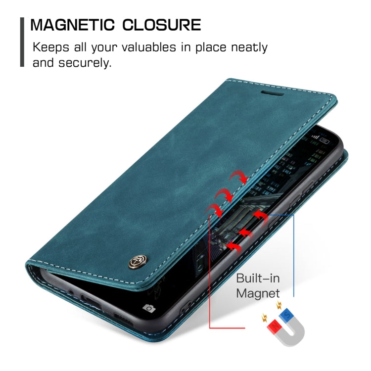 For Xiaomi Redmi 11A / 12C CaseMe 013 Multifunctional Horizontal Flip Leather Phone Case(Blue) - Xiaomi Cases by CaseMe | Online Shopping South Africa | PMC Jewellery | Buy Now Pay Later Mobicred