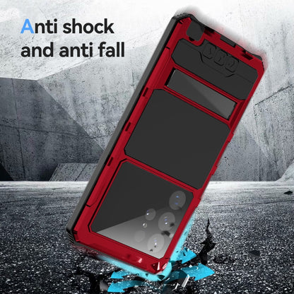 For Samsung Galaxy S23 Ultra 5G R-JUST RJ-56 3rd Gen Life Waterproof Dustproof Shockproof Phone Case(Red) - Galaxy S23 Ultra 5G Cases by R-JUST | Online Shopping South Africa | PMC Jewellery | Buy Now Pay Later Mobicred