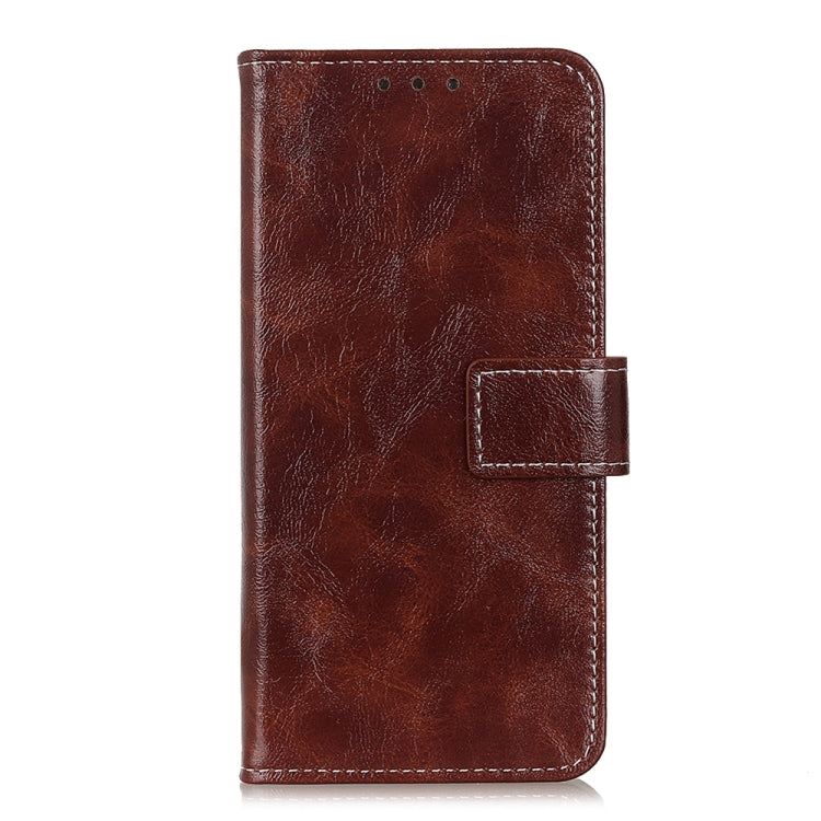 For Nokia C32 4G Retro Crazy Horse Texture Leather Phone Case(Brown) - Nokia Cases by PMC TechLife | Online Shopping South Africa | PMC TechLife | Buy Now Pay Later Mobicred