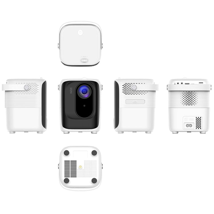 A007 Portable 1280 x 720 HD 113 ANSI Smart LED Projector, Plug:EU Plug(Black) - Mini Projector by PMC TechLife | Online Shopping South Africa | PMC TechLife | Buy Now Pay Later Mobicred