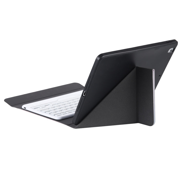 For iPad 10th Gen 10.9 2022 B10S Triangle Holder Three-color Backlight Bluetooth Keyboard Leather Case(Rainbow) - Universal by PMC TechLife | Online Shopping South Africa | PMC TechLife