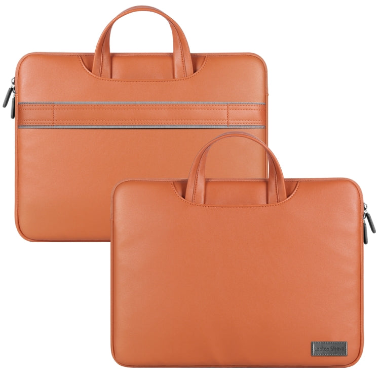 Waterproof PU Laptop Bag Inner Bag with Power Pack, Size:13 / 14 inch(Brown) - Other by PMC TechLife | Online Shopping South Africa | PMC TechLife | Buy Now Pay Later Mobicred