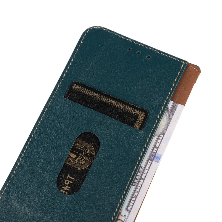 For Google Pixel 8 KHAZNEH Nappa Top Layer Cowhide Leather Phone Case(Green) - Google Cases by PMC TechLife | Online Shopping South Africa | PMC TechLife | Buy Now Pay Later Mobicred