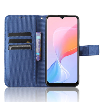 For Blackview A85 Diamond Texture Leather Phone Case(Blue) - More Brand by PMC Jewellery | Online Shopping South Africa | PMC Jewellery | Buy Now Pay Later Mobicred