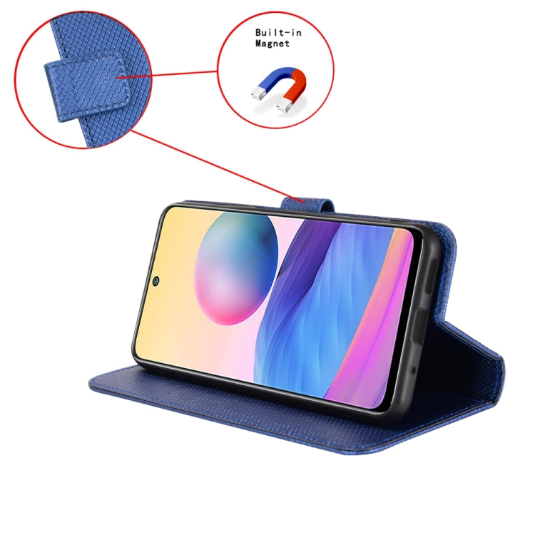 For Blackview A85 Diamond Texture Leather Phone Case(Blue) - More Brand by PMC TechLife | Online Shopping South Africa | PMC TechLife | Buy Now Pay Later Mobicred