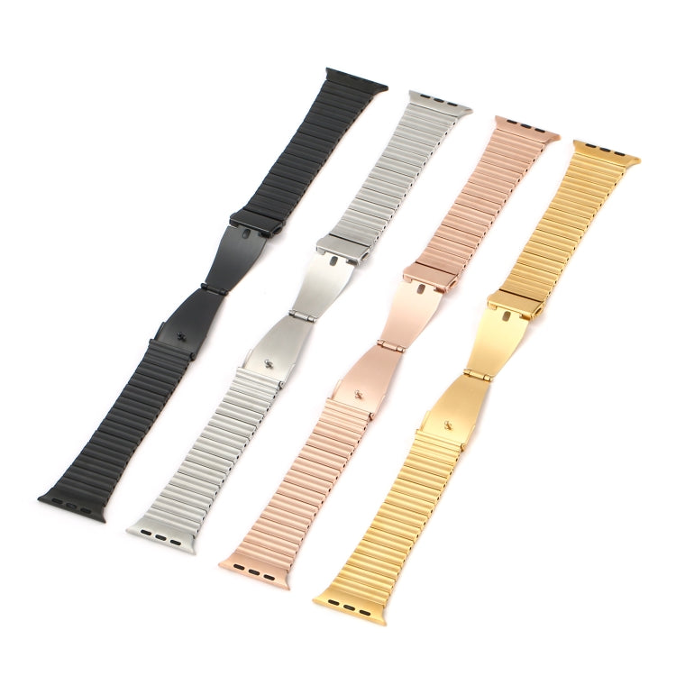 Ocean Metal Replacement Watch Band For Apple Watch SE 2023 44mm(Black) - Watch Bands by PMc TechLife | Online Shopping South Africa | PMc TechLife | Buy Now Pay Later Mobicred
