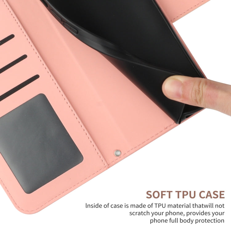 For Xiaomi 14 Pro Skin Feel Sun Flower Embossed Flip Leather Phone Case with Lanyard(Pink) - 14 Pro Cases by PMC Jewellery | Online Shopping South Africa | PMC Jewellery | Buy Now Pay Later Mobicred