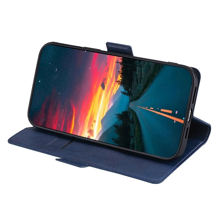 For Huawei Pura 70 Pro / Pro+ Ultra-thin Voltage Side Buckle Horizontal Flip Leather Phone Case(Blue) - free shipping - PMC Jewellery - Order now!