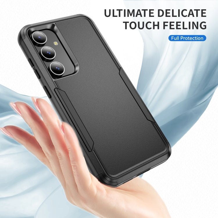 For Samsung Galaxy S24 5G TPU + PC Shockproof Protective Phone Case(Black) - Galaxy S24 5G Cases by PMC Jewellery | Online Shopping South Africa | PMC Jewellery