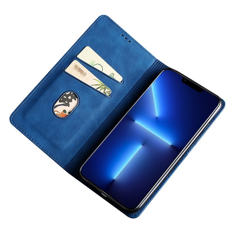 For Huawei Pura 70 Skin Feel Magnetic Leather Phone Case(Blue) - Huawei Cases by PMC Jewellery | Online Shopping South Africa | PMC Jewellery | Buy Now Pay Later Mobicred