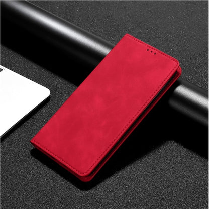 For Huawei Pura 70 Skin Feel Magnetic Leather Phone Case(Red) - Huawei Cases by PMC Jewellery | Online Shopping South Africa | PMC Jewellery | Buy Now Pay Later Mobicred