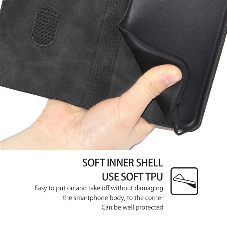 For Nokia G42 5G Skin Feel Magnetic Leather Phone Case(Black) - Nokia Cases by PMC TechLife | Online Shopping South Africa | PMC TechLife
