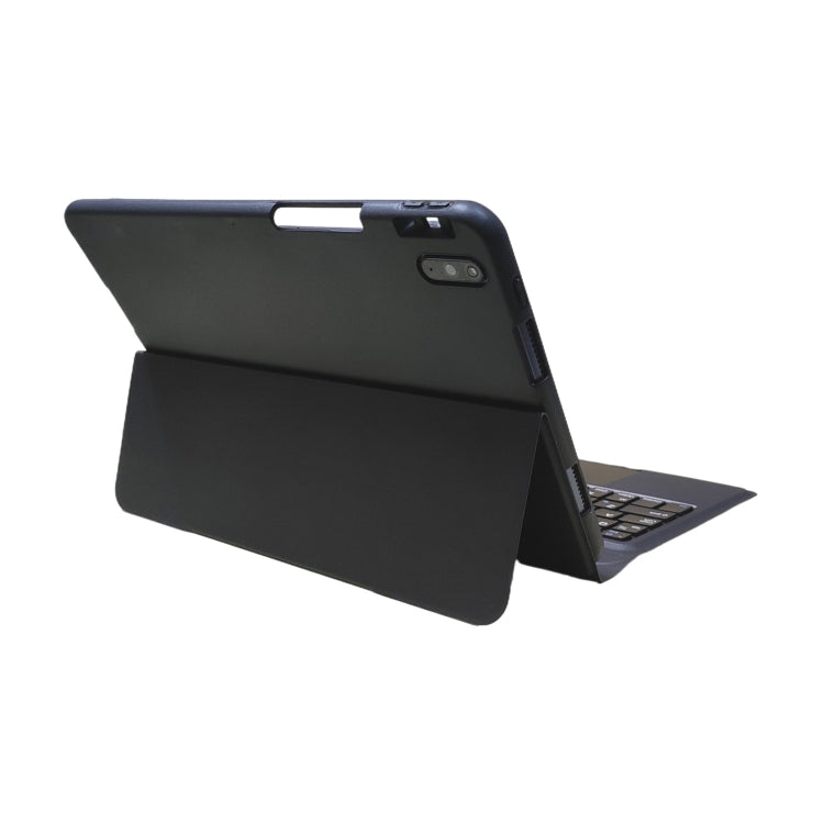 T1061C For Huawei Matepad Pro / Pro 5G 10.8 inch Ultra-thin Integrated Touch Bluetooth Keyboard + Lambskin Texture PU Leather Tablet Case with Bracket & Pen Slot(Black) - Huawei Keyboard by PMC Jewellery | Online Shopping South Africa | PMC Jewellery