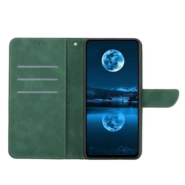 For Huawei P30 Lite/nova 4e Stitching Embossed Leather Phone Case(Green) - Huawei Cases by PMC Jewellery | Online Shopping South Africa | PMC Jewellery | Buy Now Pay Later Mobicred