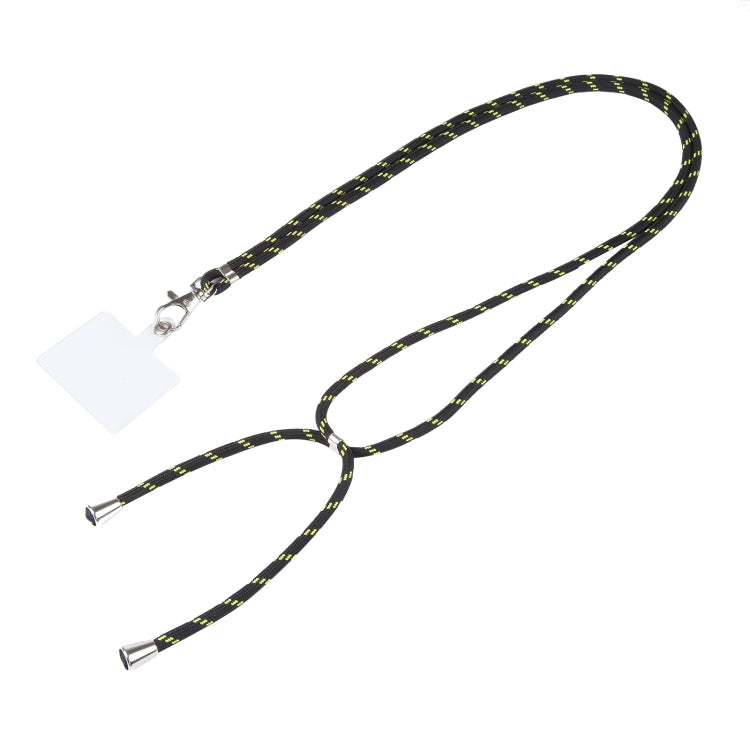Universal Mixed Color Mobile Phone Lanyard (Black Yellow) - Lanyards & Wrist Straps by PMC TechLife | Online Shopping South Africa | PMC TechLife
