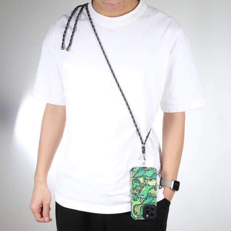 Universal Mixed Color Mobile Phone Lanyard (Black Yellow) - Lanyards & Wrist Straps by PMC TechLife | Online Shopping South Africa | PMC TechLife