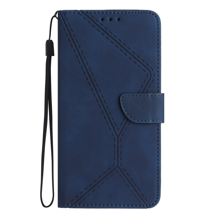 For Motorola Moto E13 4G Stitching Embossed Leather Phone Case(Blue) - free shipping - PMC TechLife - Order now!