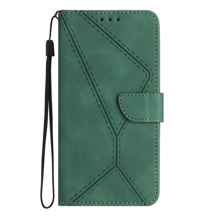 For Motorola Moto G Play 2023 Stitching Embossed Leather Phone Case(Green) - free shipping - PMC TechLife - Order now!