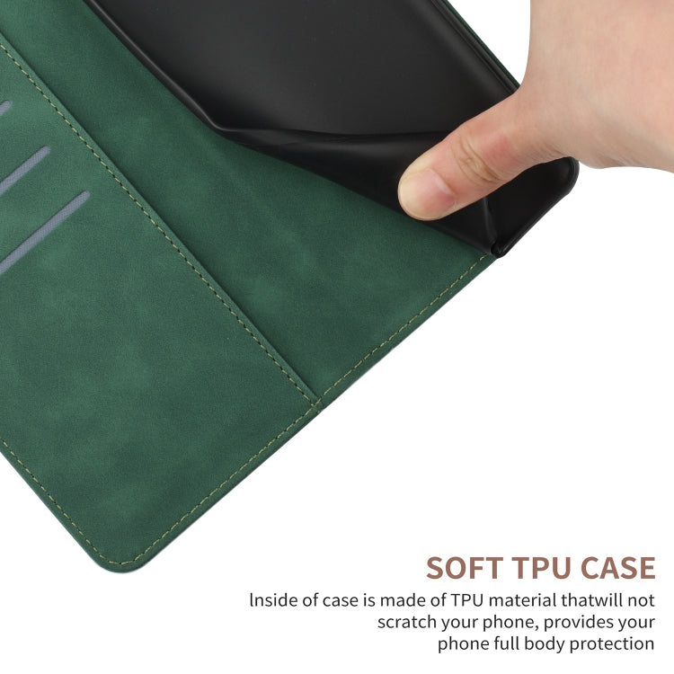For Motorola Moto E14 Stitching Embossed Leather Phone Case(Green) - free shipping - PMC TechLife - Order now!