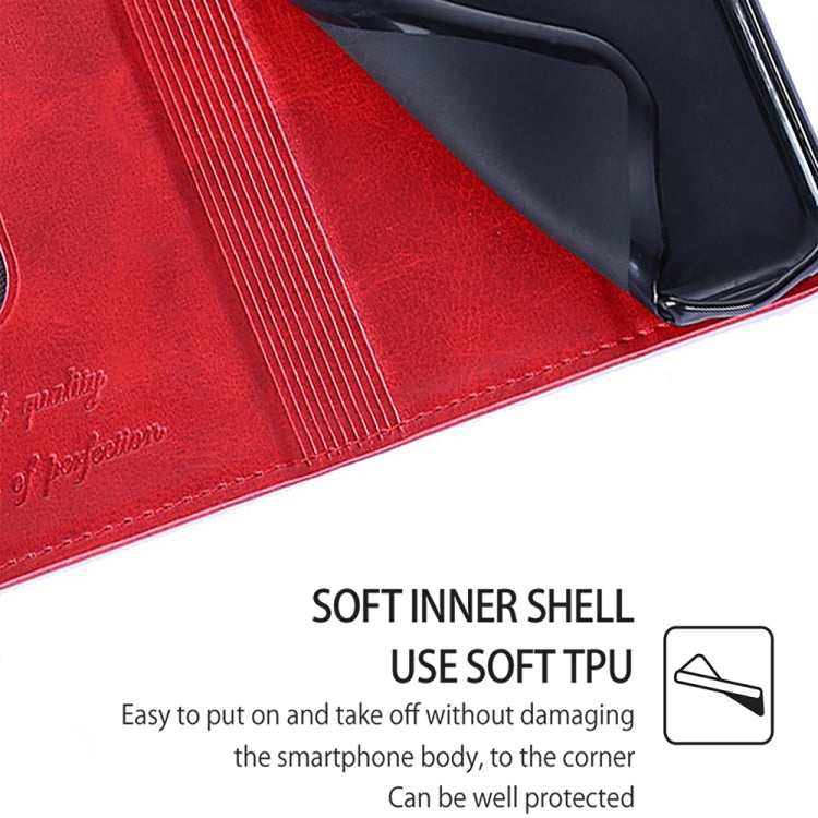 For Huawei Pura 70 Ultra 5G Cow Texture Magnetic Leather Phone Case(Red) - Huawei Cases by PMC Jewellery | Online Shopping South Africa | PMC Jewellery | Buy Now Pay Later Mobicred