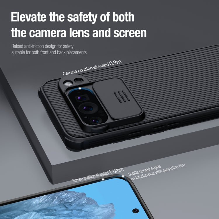 For Google Pixel 9 Pro NILLKIN CamShield Pro PC Phone Case(Blue) - Google Cases by NILLKIN | Online Shopping South Africa | PMC TechLife | Buy Now Pay Later Mobicred