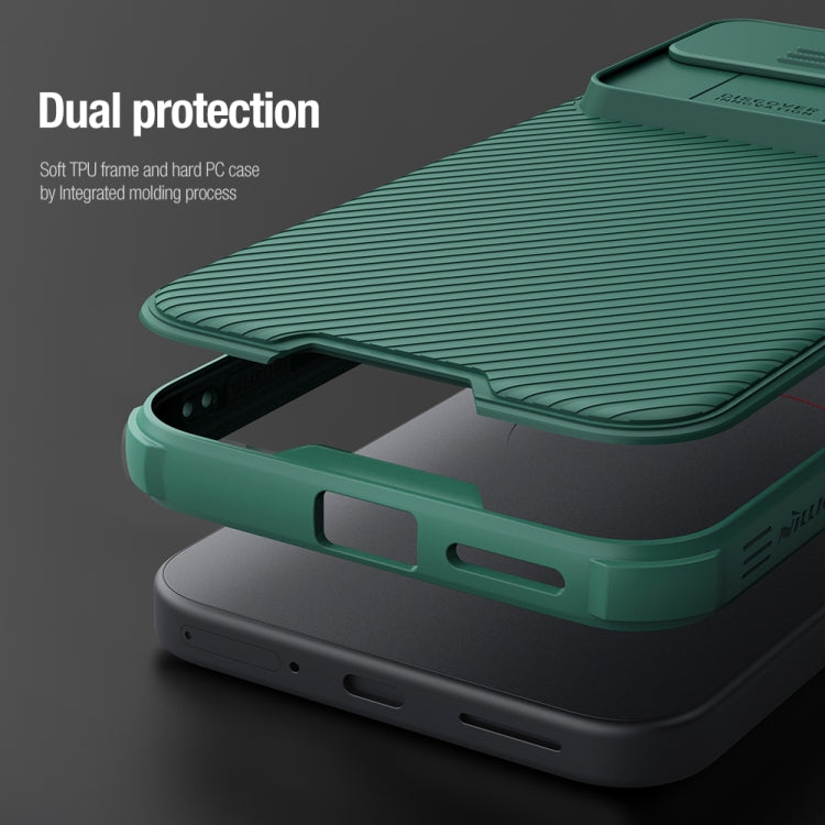 For Google Pixel 9 Pro NILLKIN CamShield Pro PC Phone Case(Green) - Google Cases by NILLKIN | Online Shopping South Africa | PMC Jewellery