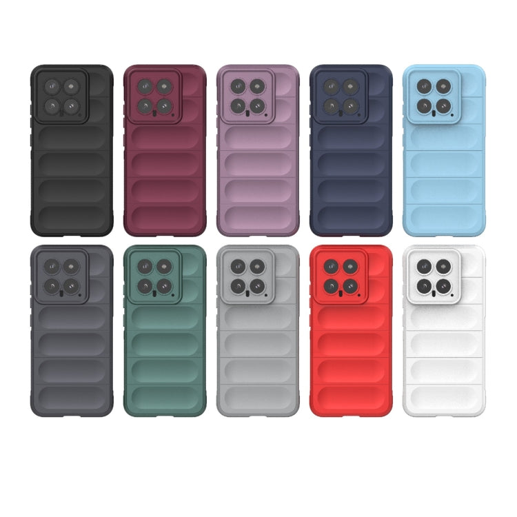 For Xiaomi 14 5G Magic Shield TPU + Flannel Phone Case(Purple) - 14 Cases by PMC TechLife | Online Shopping South Africa | PMC TechLife | Buy Now Pay Later Mobicred
